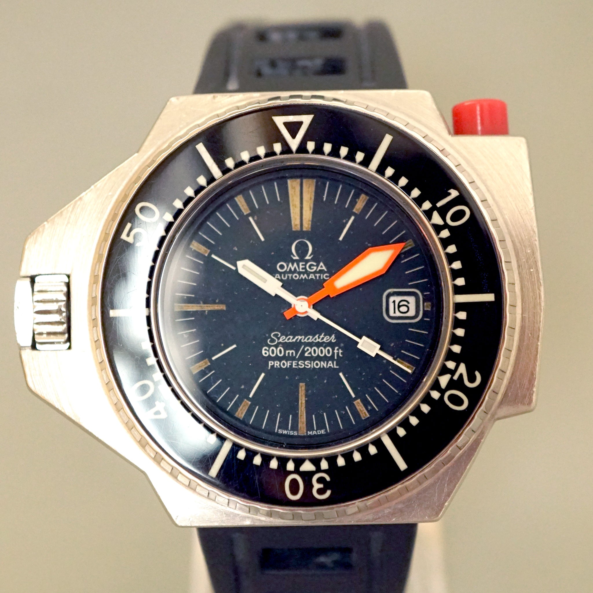 1971 OMEGA SEAMASTER 600 PLOPROF 166.077 DIVER WATCH NOSTIME