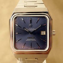 Load image into Gallery viewer, 1975 OMEGA CONSTELLATION JUMBO TV 368.0855 BLUE AUTOMATIC COMPLETE SERVICED