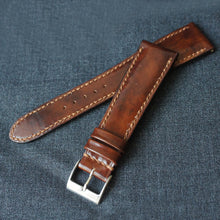 Load image into Gallery viewer, ANTIQUE GLOSSY BROWN CUSTOM MADE STRAP