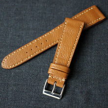 Load image into Gallery viewer, CAMEL TAN TEXTURED GOAT CUSTOM MADE STRAP