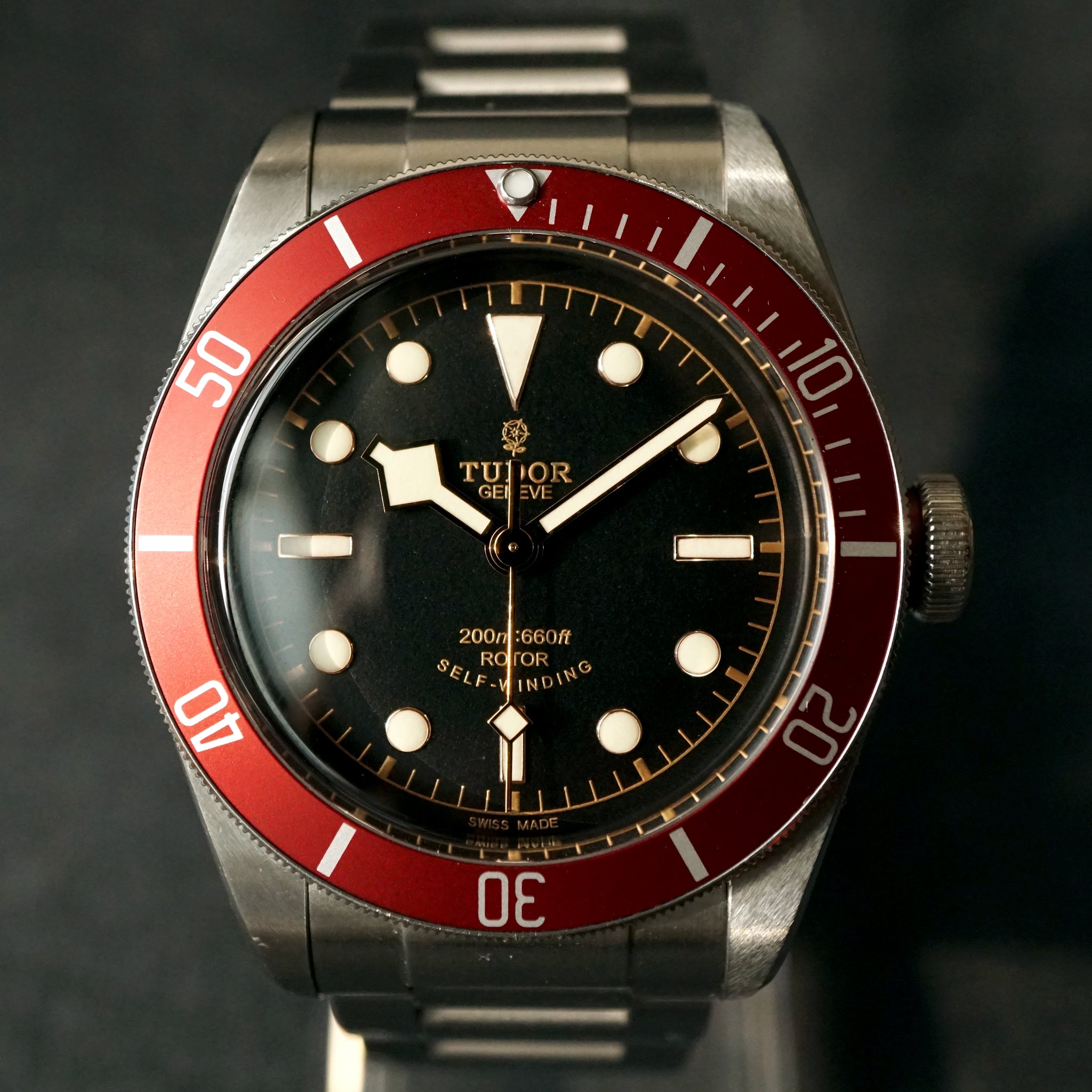 2013 TUDOR HERITAGE ETA BLACK BAY RED DIVER WATCH – NOSTIME