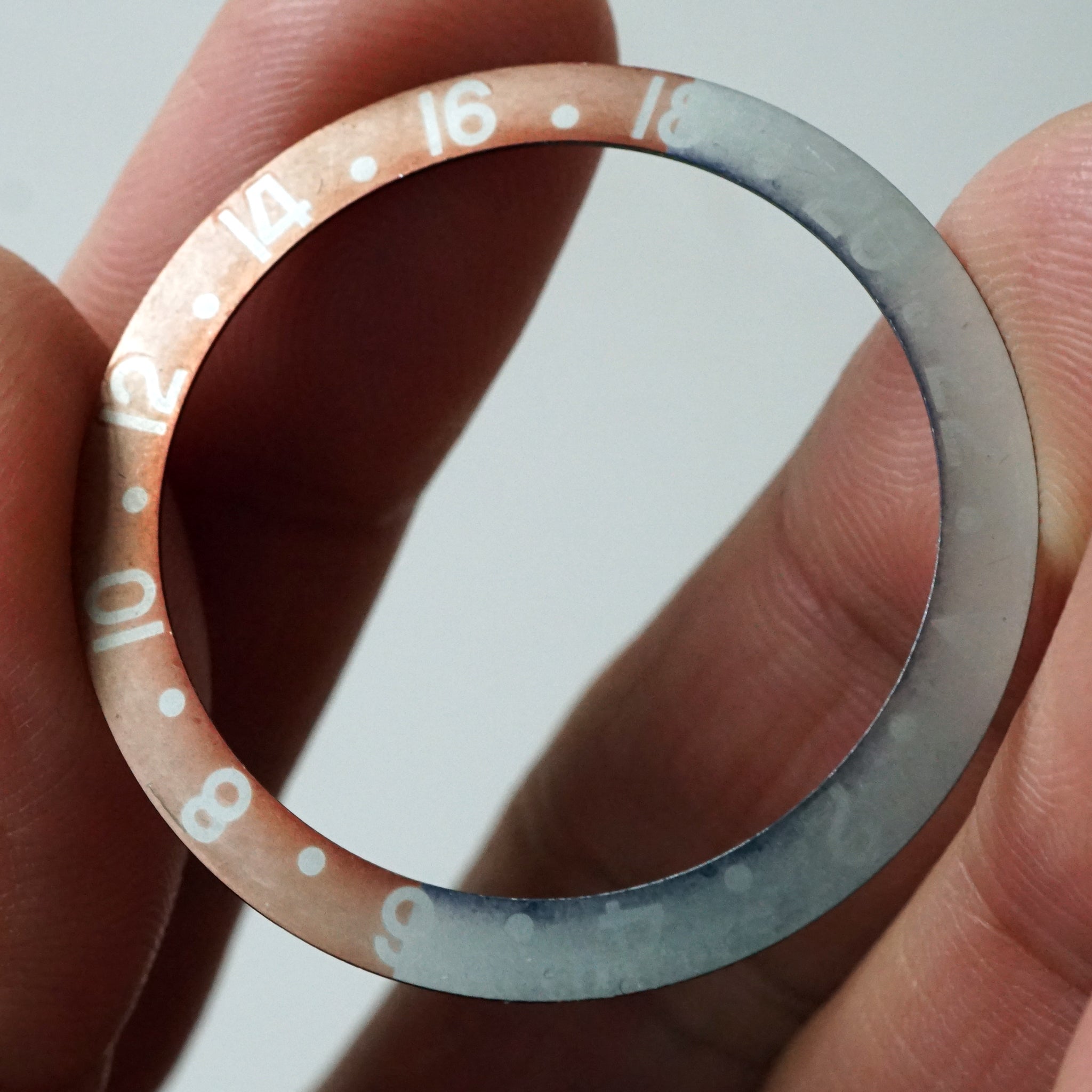 FADED PEPSI BEZEL INSERT FOR ROLEX GMT-MASTER FROM 60s