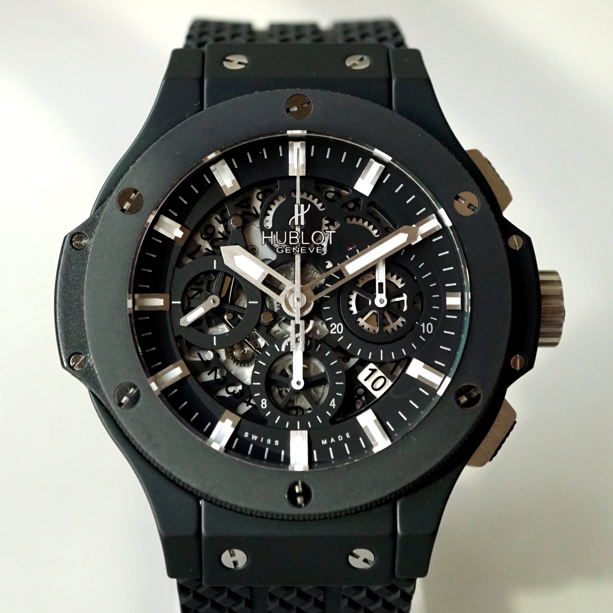 2011 HUBLOT BIG BANG AERO BANG BLACK MAGIC CERAMIC