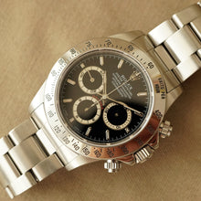 Load image into Gallery viewer, 1997 ROLEX COSMOGRAPH BLACK DAYTONA REF.16520 / RSC SERVICED CARD
