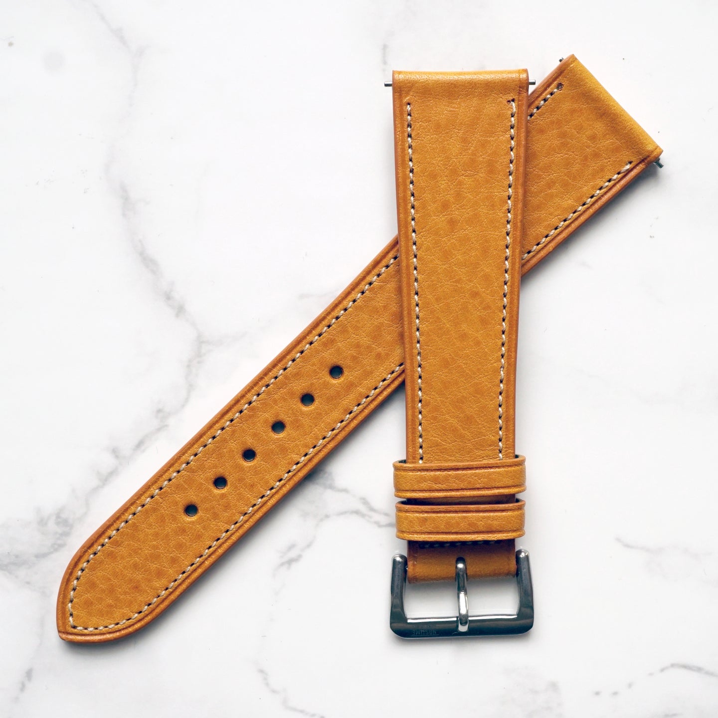 MUSTARD BOX CALF STANDARD STRAP