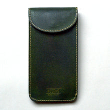 Load image into Gallery viewer, ENGLAND BRIDLE LEATHER SINGLE WATCH POUCH - RACING GREEN