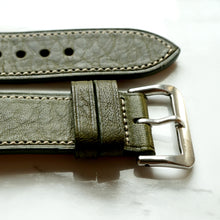 Load image into Gallery viewer, OLIVE GREEN BOX CALF STANDARD STRAP