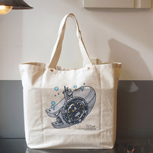 Load image into Gallery viewer, NOSTIME x WATCHES AND PENCILS CANVAS TOTE BAG