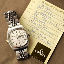 Load image into Gallery viewer, 1979 OMEGA SEAMASTER 166.0211.1 TV AUTOMATIC COMPLETE SERVICED NOS