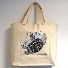 Load image into Gallery viewer, NOSTIME x WATCHES AND PENCILS CANVAS TOTE BAG