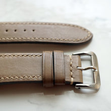 Load image into Gallery viewer, TAUPE GRAY BABY SMOOTH CALF CUSTOM MADE STRAP