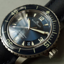 Load image into Gallery viewer, BLANCPAIN FIFTY FATHOMS AUTOMATIQUE TITANIUM 45MM BLUE 5015 12B40 O52A