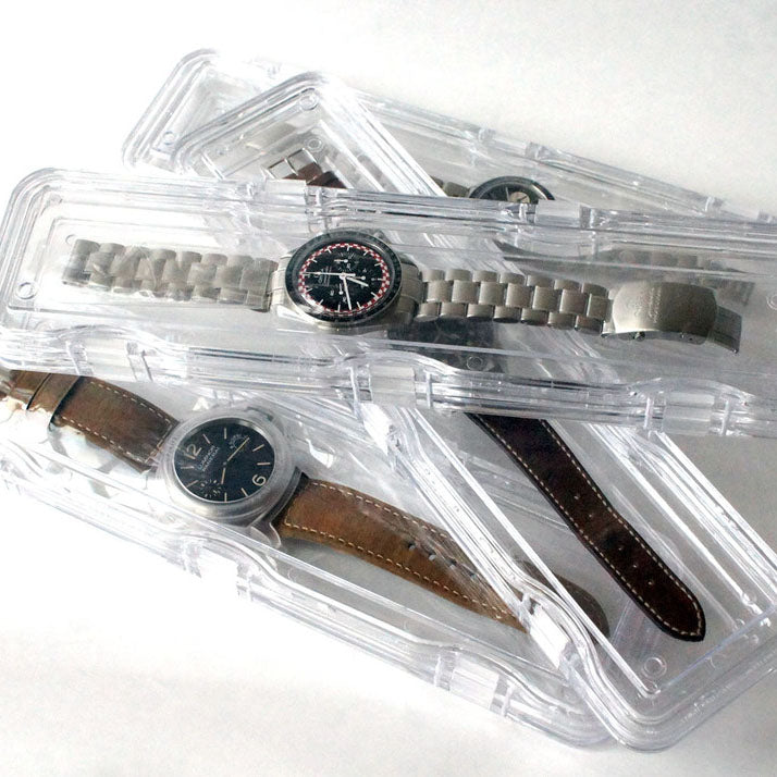 HARDENED ACRYLIC MEMBRANE CLEAR WATCH PROTECTOR CASE  4-PIECE BUNDLE