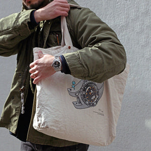 NOSTIME x WATCHES AND PENCILS CANVAS TOTE BAG
