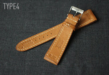 Load image into Gallery viewer, CAMEL TAN TEXTURED GOAT CUSTOM MADE STRAP