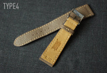 Load image into Gallery viewer, TAUPE GRAY TEXTURED GOAT CUSTOM MADE STRAP