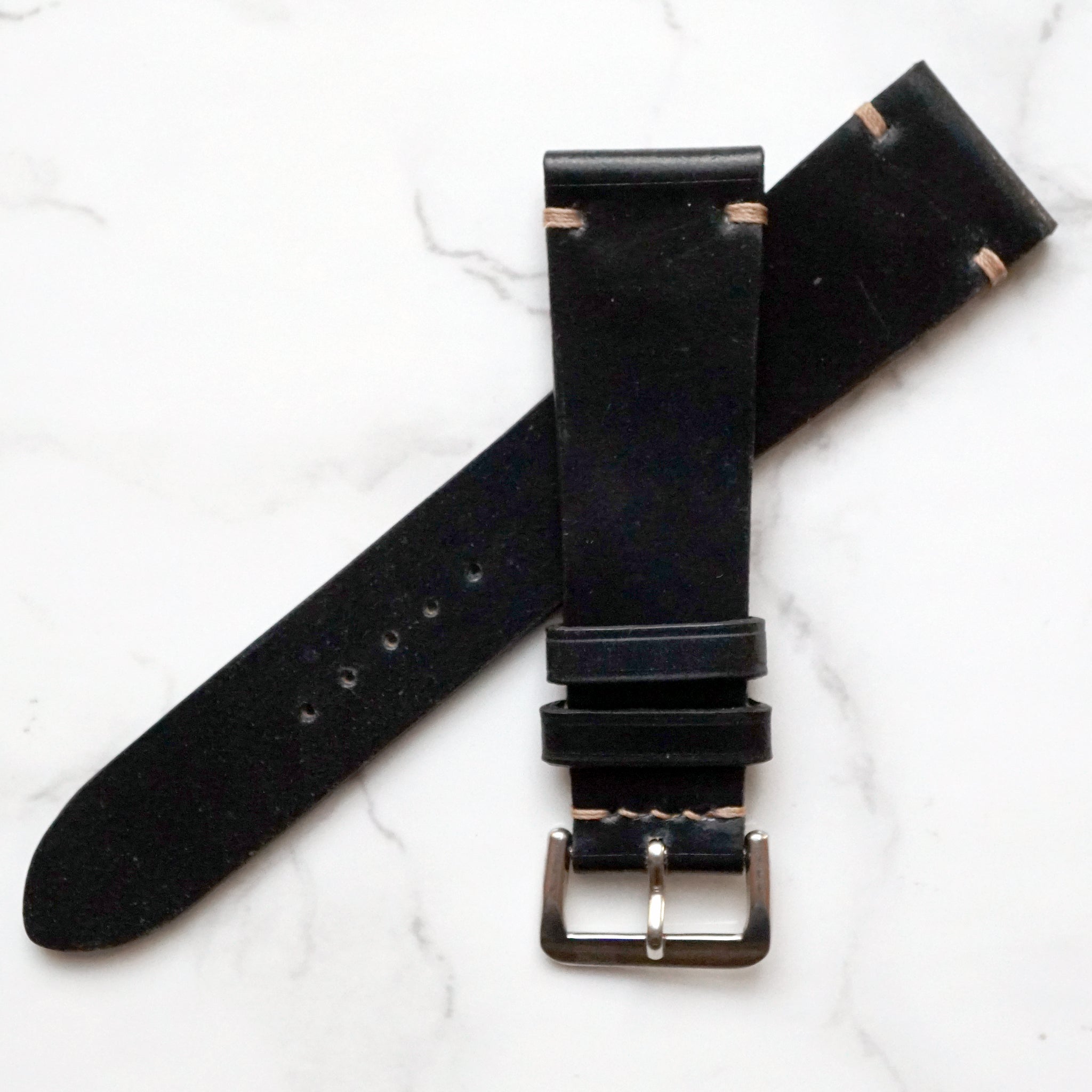 Shell Cordovan Watch Strap, Custom Made In USA