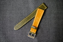 Load image into Gallery viewer, OLIVE GREEN BOX CALF CUSTOM MADE STRAP