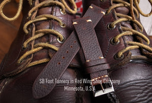 OILTAN BROWN RED WING BOOT CUSTOM MADE STRAP
