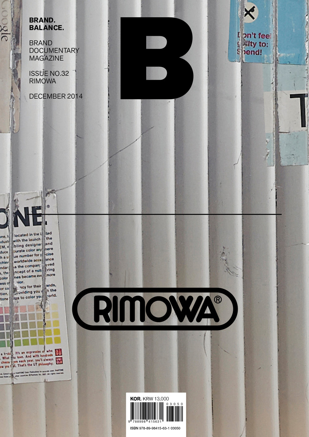 MAGAZINE-B ISSUE NO.32 RIMOWA – NOSTIME MAGAZINE-B ISSUE NO.32 RIMOWA – NOSTIME